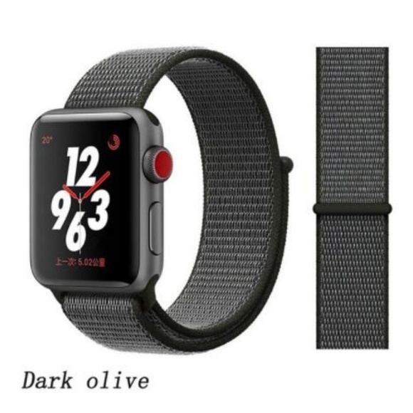 Accessories - ❤️NEW Black Grey Sport Loop Strap For Apple Watch